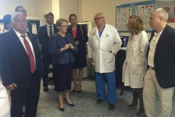 Visit of V. I. Skvortsova (Minister of Healthcare of the Russian Federation)